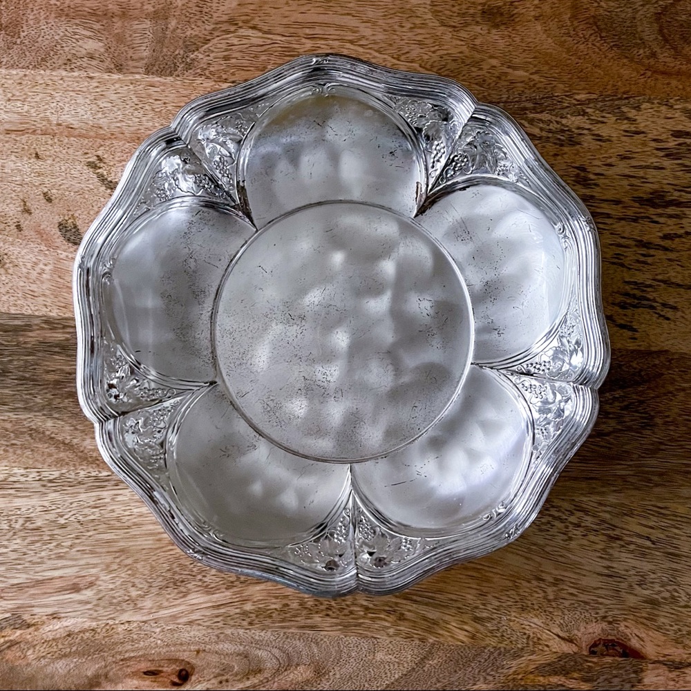 WMF-Ikora Silver Plated Trinket Tray Bowl Catch All Tray VTG